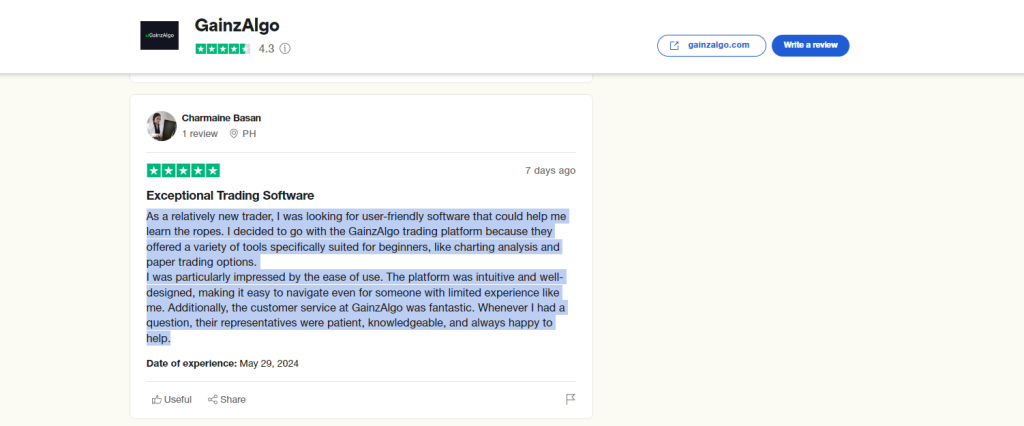 GainzAlgo review
